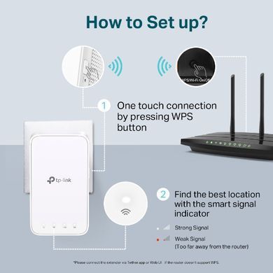 Розширювач покриття WiFi TP-LINK, AC1200, MESH (RE300) [104440]