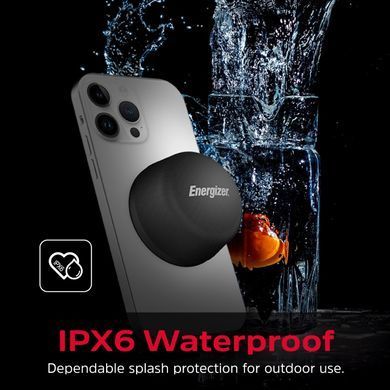 Акустична система 1.0 Energizer Bluetooth 5.3 5W + Wireless bypass Charging магнітна зарядка 10W (BTS055) [404800]