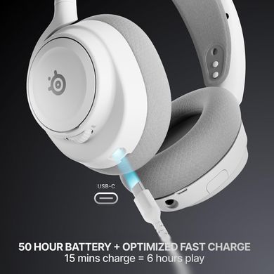 Ігрова гарнітура SteelSeries Arctis Nova 7 Gen 2 Wireless White /PC/PS/SW/MAC/MOB (61731) [404493]