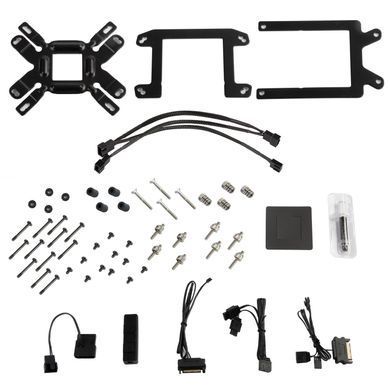 Система рідинного оxолодження SilverStone Icegem 360P-ARGB, LGA2066, 2011, 1366, 115x, 1366, TRX4TR4, AM4, AM3, AM3+, AM2, AM2+, FM1, FM2, TDP350W, чорний (SST-IG360-ARGB) [109590]