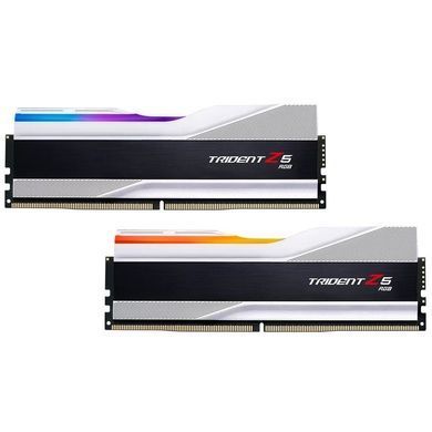 Модуль пам`ятi DDR5 2x16GB/6800 G.Skill Trident Z5 RGB Silver (F5-6800J3445G16GX2-TZ5RS) [613462]
