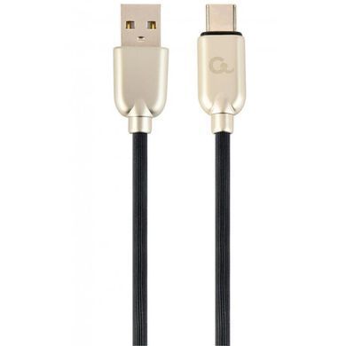 Кабель Cablexpert USB - USB Type-C V 2.0 (M/M), преміум, 2 м, чорний (CC-USB2R-AMCM-2M) [603684]