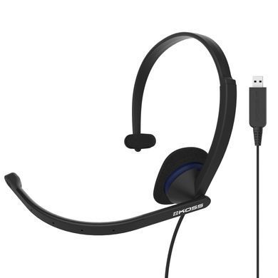 Гарнітура комп'ютерна моно On-ear Koss CS195 USB, Uni Mic, 2.4м, Чорний (194267.101) [107169]