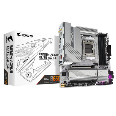 Материнська плата GIGABYTE (B650M AORUS ELITE AX ICE) [302879]