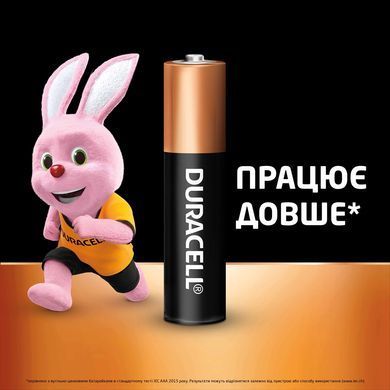 Лужні батарейки Duracell AAA, 4 шт. (5020543/5020632/5014461/5005967/) [204120]