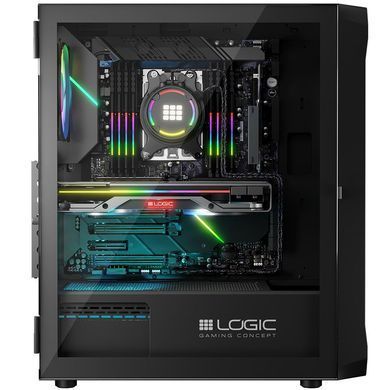 Корпус LogicConcept PORTOS MESH+GLASS ARGB fans 4x120mm BLACK без БЖ ATX (AT-PORTOS-10-0000000-0002) [404617]