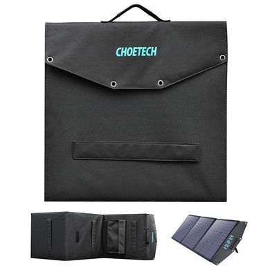 Сонячна панель Choetech 120W DC120W,1*USB QC3.0 18W,1*USB-C PD3.0 60W, 1xUSBA 12W (177x53см) (SC008) [401637]