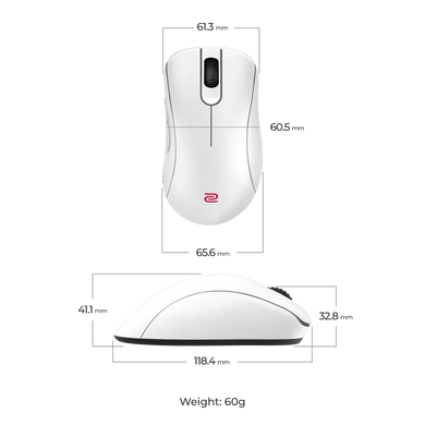 Комп'ютерна миша ZOWIE EC3-DW WHITE (9H.N4WBE.A3E) [305437]