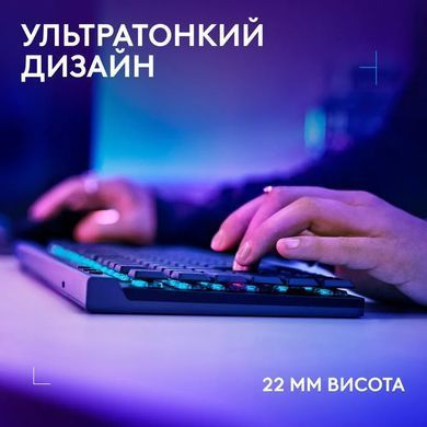 Клавiатура бездротова Logitech G515 Rapid TKL Black (920-013861) [617644]