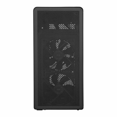 Корпус 2E Credo Metal V350B без БЖ, 1xUSB3.0, 1х USB 2.0, 1xUSB Type-C, 3x120мм, VGA 350мм, LCS ready, mATX, чорний (2E-V350B) [112196]