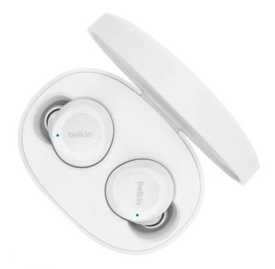 Навушники TWS Belkin Soundform Bolt True Wireless, білий (AUC009BTWH) [107995]