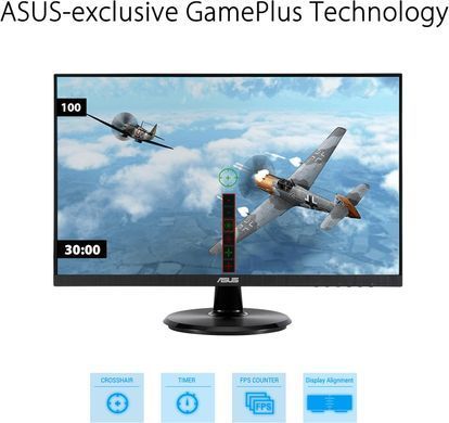 Монітор Asus 27" VA27DQFR D-Sub, HDMI, DP, MM, IPS, 100Hz, 1ms, AdaptiveSync (90LM06H1-B04370) [101050]