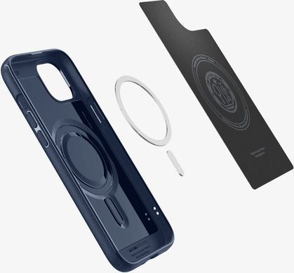 Чохол-накладка Spigen Mag Armor MagFit для Apple iPhone 15 Plus Navy Blue (ACS06672) [602172]