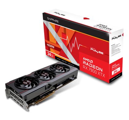 Відеокарта SAPPHIRE Radeon RX 7900 XTX 24GB GDDR6 Pulse Gaming OC (11322-02-20G)