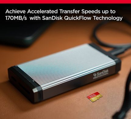 Карта пам'яті SanDisk microSD 64GB C10 UHS-I U3 R170/W80MB/s Extreme V30 + SD (SDSQXAH-064G-GN6MA) [108926]
