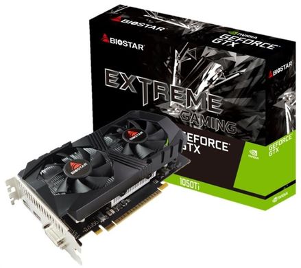 Biostar Відеокарта GeForce GTX 1050 Ti 4GB GDDR5 VN1055TF41 (GTX1050TI-4GB)