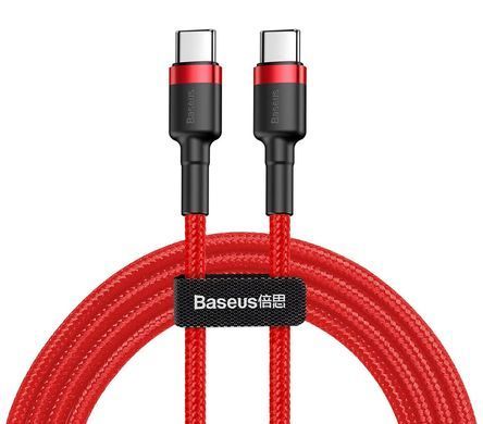 Кабель Baseus Cafule USB Cable Type-C-Type-C 3A 1m Red (CATKLF-G09) [802478]