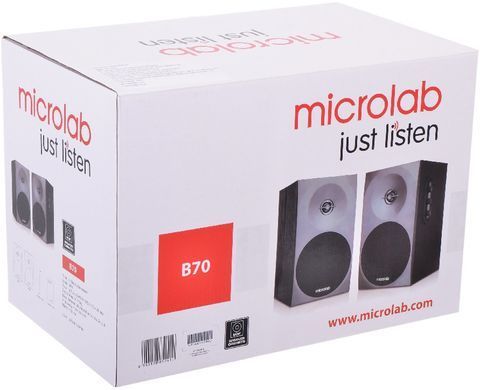 Акустична система 2.0 Microlab B-70, 20Вт., чорна (B-70 BLACK) [404749]