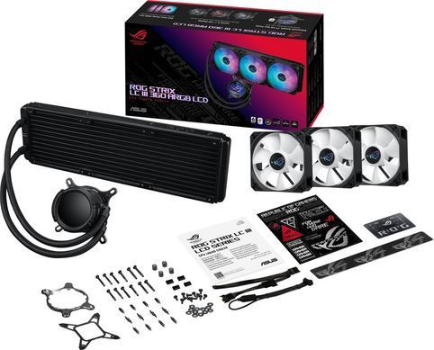 Система водяного охолодження Asus ROG Strix LC III 360 ARGB LCD (90RC00W1-M0UAY0) [610932]