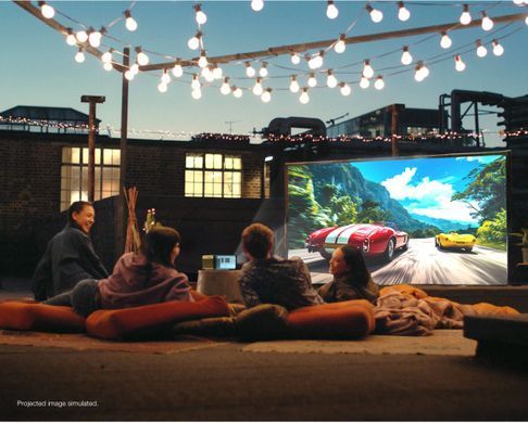 Проєктор Epson EF-21R FHD, 1000 lm, LASER, 1, Google TV, Quartz Rose (V11HB35240) [105415]