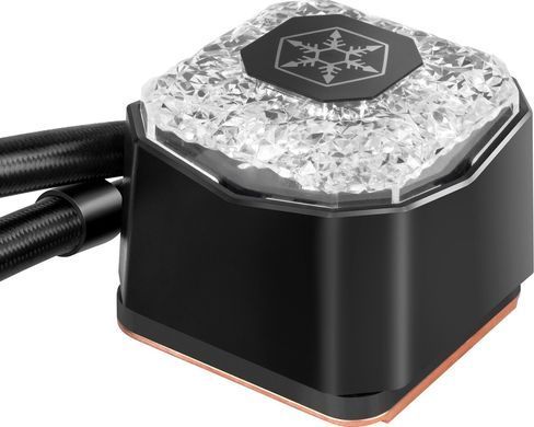 Система рідинного оxолодження SilverStone Icegem 360P-ARGB, LGA2066, 2011, 1366, 115x, 1366, TRX4TR4, AM4, AM3, AM3+, AM2, AM2+, FM1, FM2, TDP350W, чорний (SST-IG360-ARGB) [109590]
