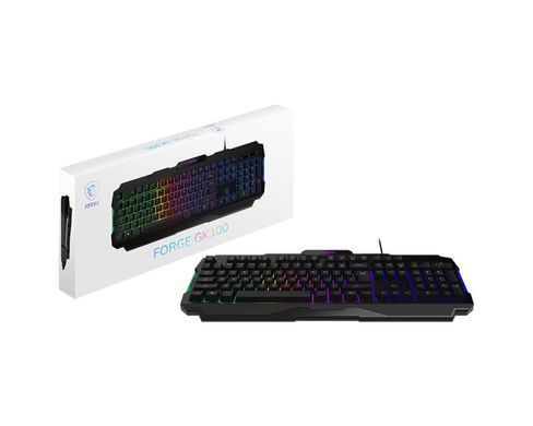 Клавіатура GAMING BLACK UA MSI (FORGE GK100 UA) [500049]