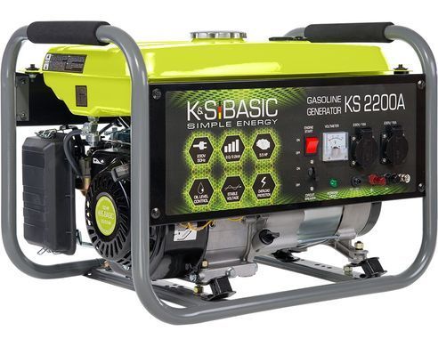Генератор бензиновий Konner&Sohnen KSB 2200A, 230В, 2.0 кВт, ручний стартер, 33.2кг (KSB2200A) [105980]