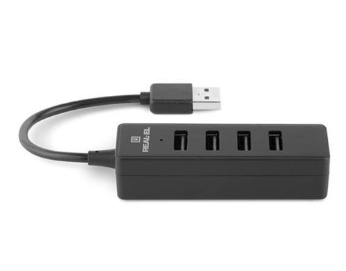 USB-хаб REAL-EL HQ-154 4 ports (EL123110007) [605113]
