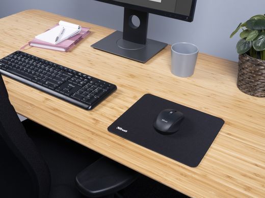 Ігрова поверхня Trust Mouse Pad, M (250х210х3мм), чорний (24193_TRUST) [104219]