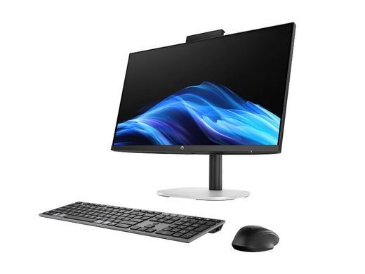 Комп'ютер персональний моноблок HP ProStudio 4-G1i 23.8" FHD IPS AG, Intel U7-265T, 32GB, F1TB, UMA, WiFi, 3р, кл+м, Win11P, чорний (BY7E4ET) [114756]