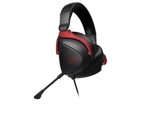 Гарнітура ігрова ASUS ROG Delta S Core, mini-jack/dual 3.5мм, 1.5м/1м, чорно-червоний (90YH03JC-B1UA00) [107272]