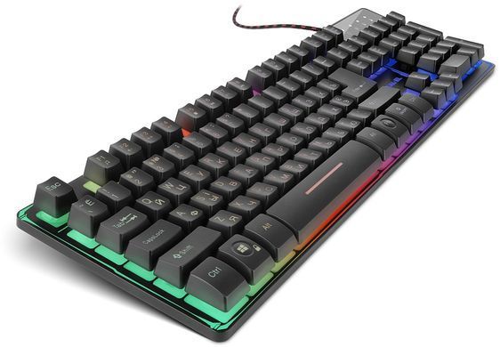 Клавіатура REAL-EL Gaming 8700 Black (EL123100015) [605935]