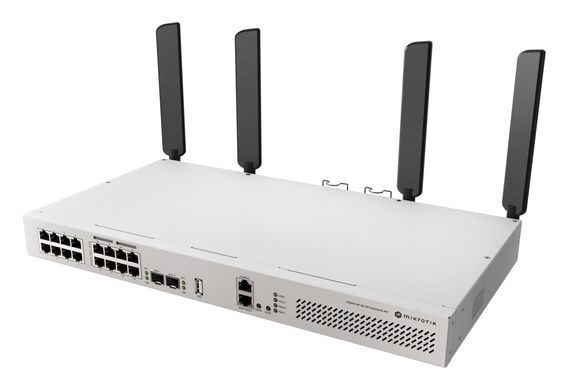 Комутатор MikroTik Cloud Router Switch -RM (CRS418-8P-8G-2S+5AXQ2AXQ) [112516]