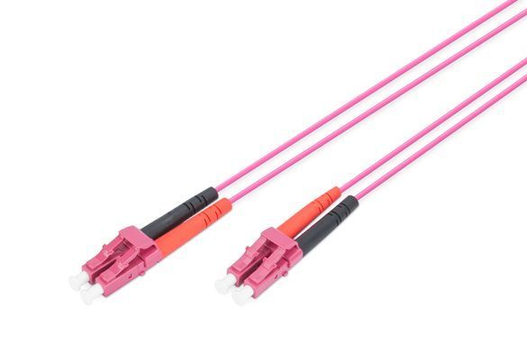 Патч-корд волоконно-оптичний DIGITUS LC/UPC-LC/UPC, 50/125, MM, OM4, duplex, 2м (DK-2533-02-4) [110799]