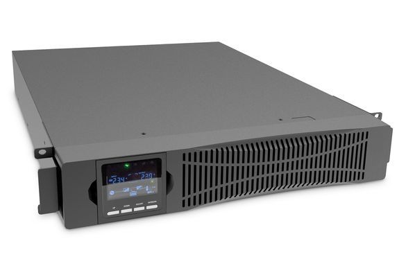 Джерело безперебійного живлення DIGITUS 3000VA/3000W, RTU2, LCD, RJ45, RS232, USB, 8xC13+1xC19 (DN-170096) [102969]