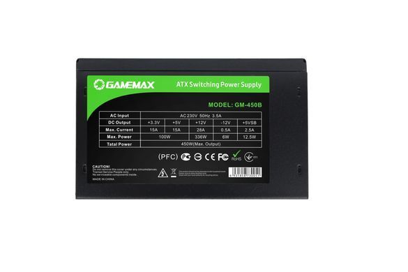 Блок живлення GAMEMAX (GM-450B) [303148]