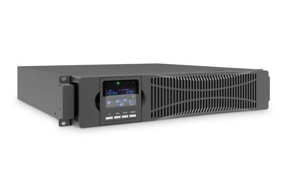 Джерело безперебійного живлення DIGITUS 3000VA/3000W, RTU2, LCD, RJ45, RS232, USB, 8xC13+1xC19 (DN-170096) [102969]