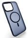 Чохол-накладка BeCover Metal Buttons Case MagSafe для Apple iPhone 16 Pro Max Blue (712100)