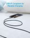 Кабель Anker 322 USB-A to USB-C - 0.9m Nylon Black (A81H5G11) [202008], фото 5