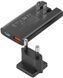 Зарядний пристрій 2xUSB 65W (USB-C+USB-A) GaN, Ultra thin чорний Choetech (PD6011-EU-BK) [402136], фото 2