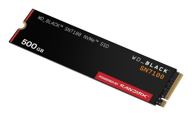 Твердотільний запам&rsquo;ятовувальний пристрій накопичувач (SSD) G4 M.2 NVME 500GB BK SN7100 SANDISK (WDS500G4X0E) [501444]