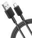 Кабель Anker 322 USB-A to USB-C - 0.9m Nylon Black (A81H5G11) [202008], фото 2