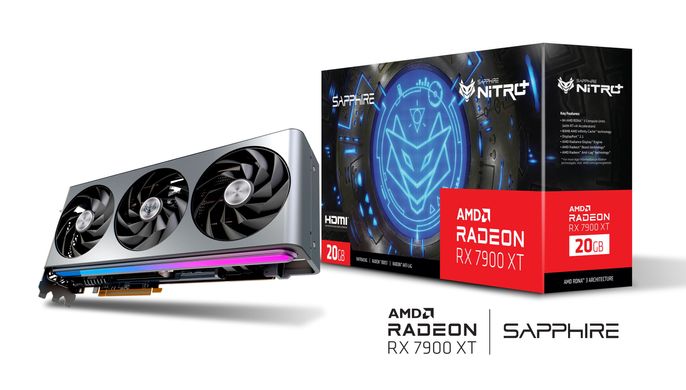 Відеокарта SAPPHIRE Radeon RX 7900 XT 20GB GDDR6 Nitro+ Gaming OC VAPOR-X (11323-01-40G)