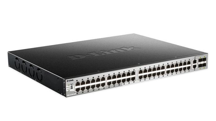 Комутатор D-Link DGS-3130-54S 48xGE, 2x10GE, 4xSFP+, L3 (DGS-3130-54PS) [15203]