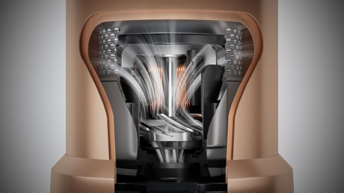 Пилосос Gorenje бездротовий, 125Вт, конт пил -0.6л, автон. робота до 60хв, HEPA, підсвічування, індикатор, турбощітка, матове золото (SVC259441NFGO) [114626]