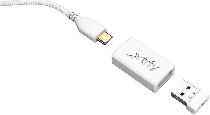 Миша Xtrfy M42, WL/USB-A, RGB, білий (M42W-RGB-WHITE) [103991]