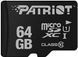 Карта пам'яті microSDXC (UHS-1) Patriot LX Series 64Gb class 10 (PSF64GMDC10) [803641], фото 1
