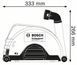 Кожух пиловідведення для КШМ Bosch GDE 230 FC-T 230мм 2.1кг (1.600.A00.3DM) [15770], фото 3