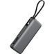УМБ Acefast 20000mAh 130W PD,QC3.0 USB-A+USB-C In/Out,built-in cable M22 Gray (6974316283904) [403528], фото 1