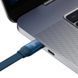Кабель Baseus Bright Mirror 2 Series Retractable 3-in-1 Fast Charging Data Cable Type-C to M+L+C 100W 1.1m Blue (CAMJ010203) [802610], фото 8
